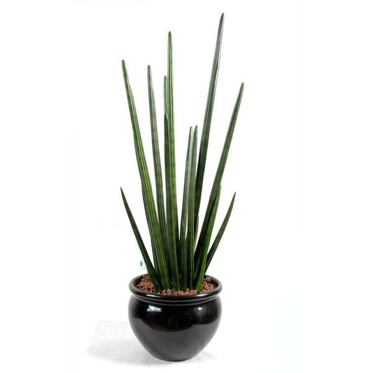 Plante artificielle Sansevieria cylindrica - décoration d'intérieur - H.90 cm