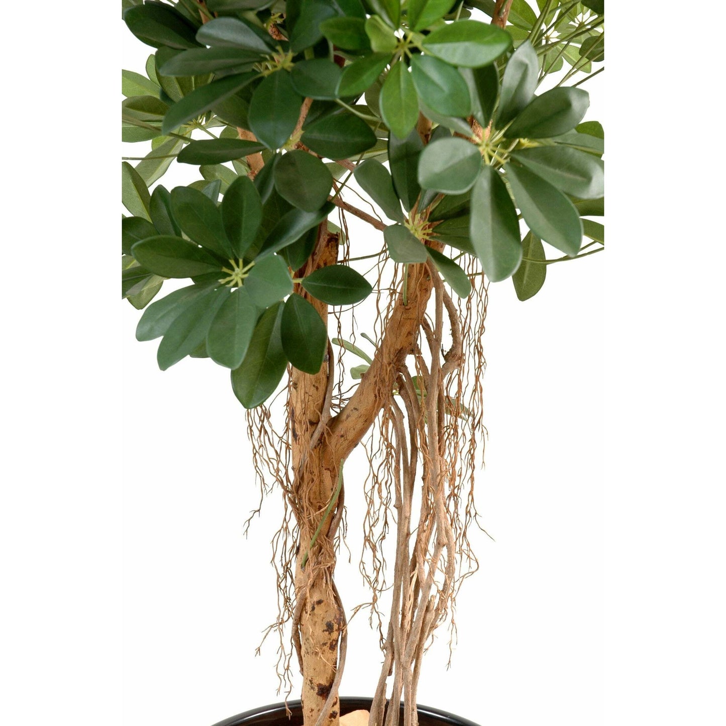 Plante artificielle Schefflera baby tree - décoration d'intérieur - H.150cm vert
