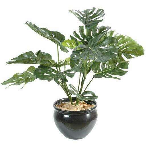 Plante verte artificielle Philo Géant 15 feuilles - plante d'intérieur -H.95cm