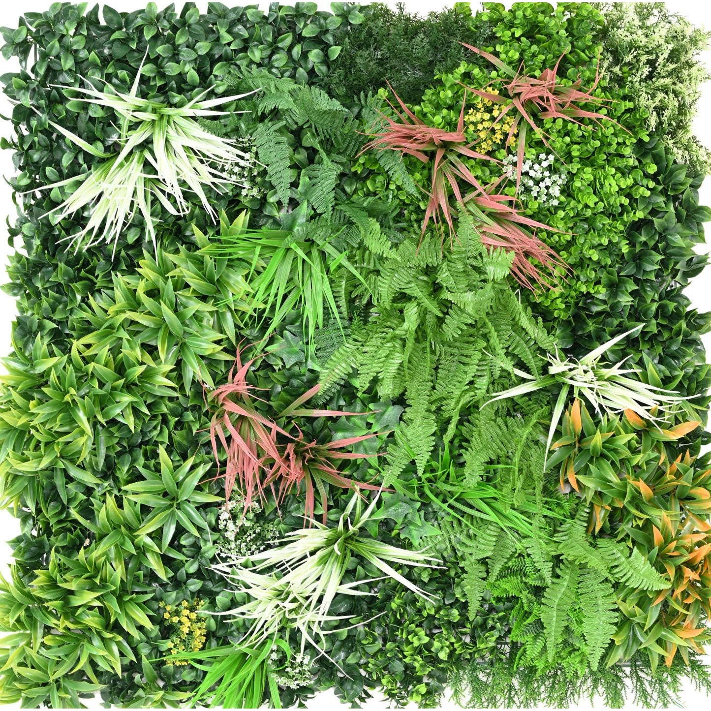 Plaque végétale artificielle i plantes UV résistant - décoration murale - 100x100cm