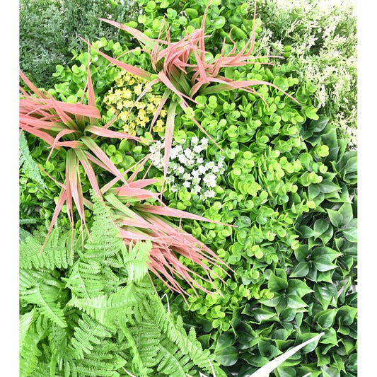Plaque végétale artificielle i plantes UV résistant - décoration murale - 100x100cm