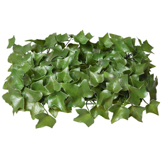 Plaque végétale artificielle lierre - décoration murale - 30x30cm vert