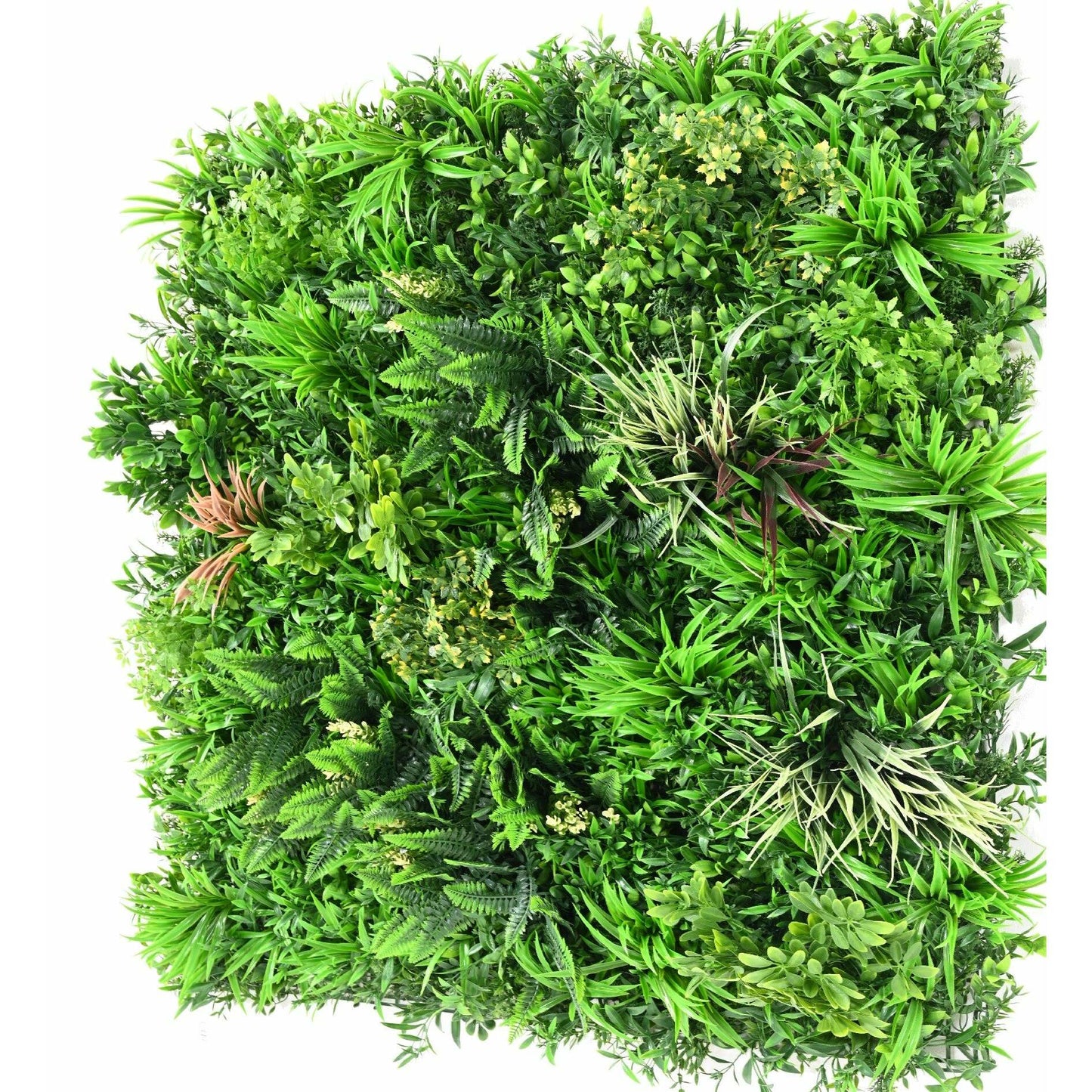 Plaque végétale artificielle O plantes UV résistant - décoration murale - 100x100cm
