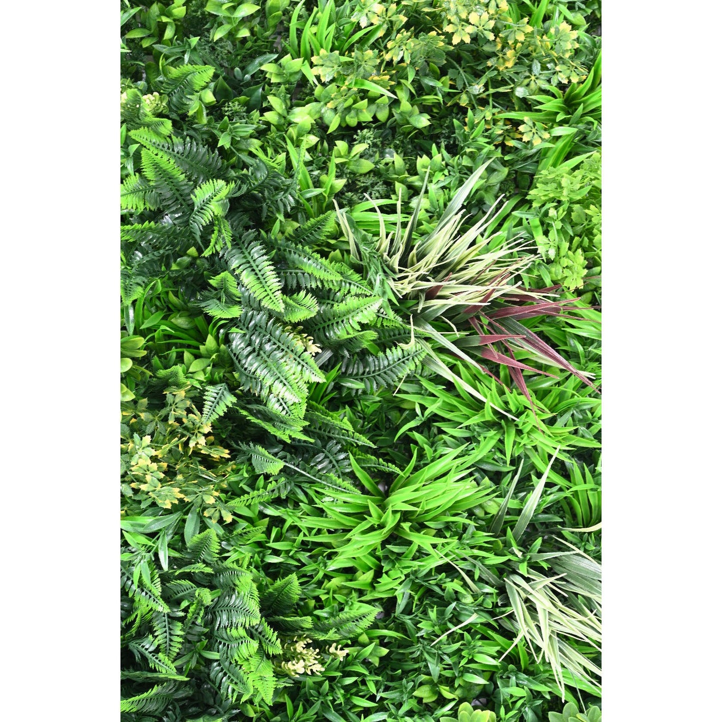 Plaque végétale artificielle O plantes UV résistant - décoration murale - 100x100cm