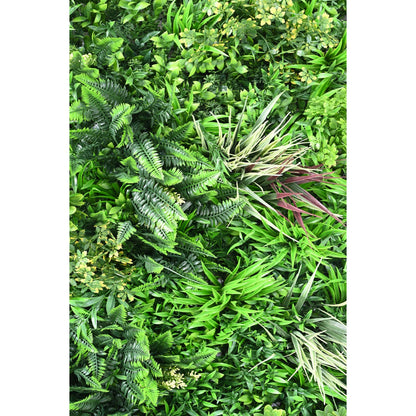 Plaque végétale artificielle O plantes UV résistant - décoration murale - 100x100cm