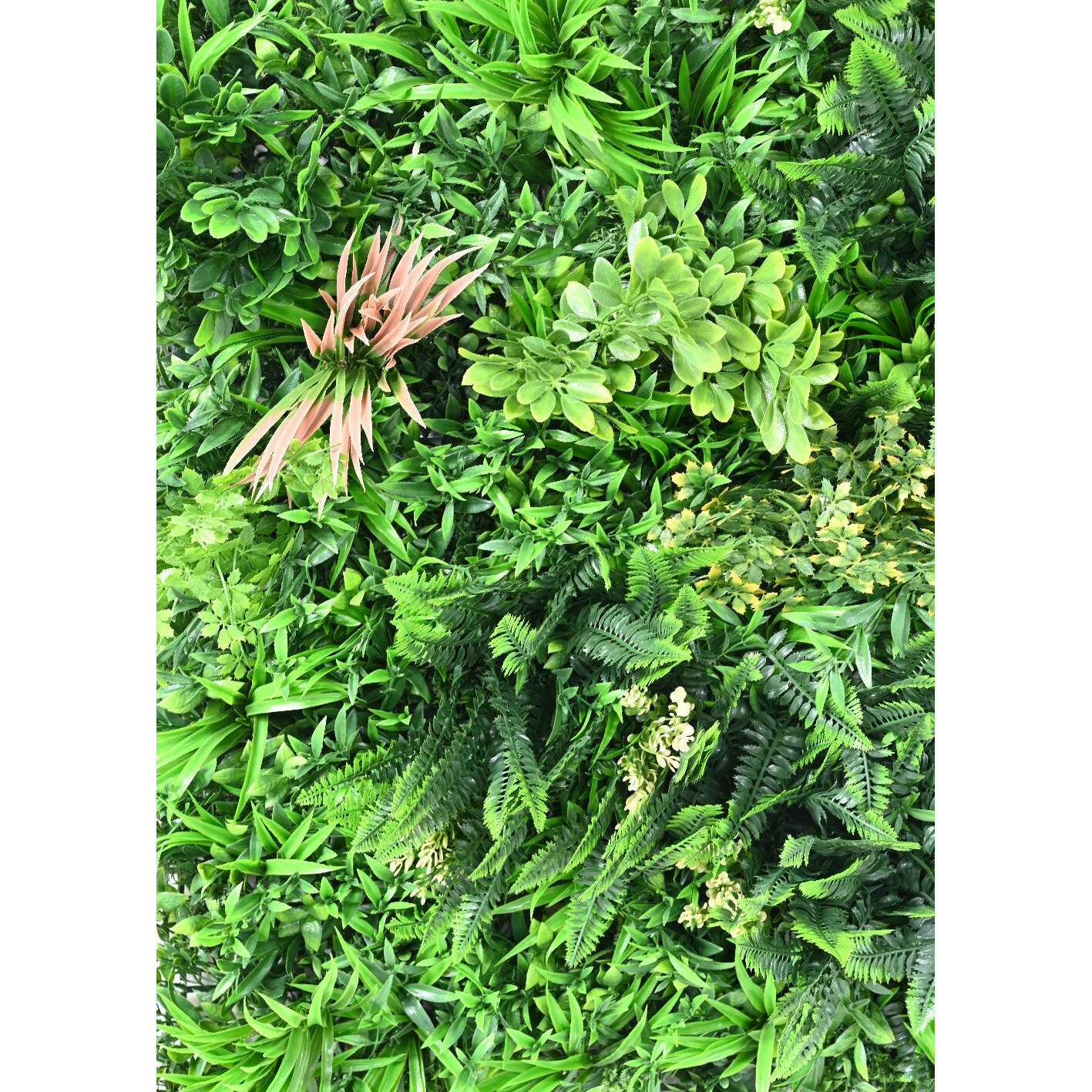 Plaque végétale artificielle O plantes UV résistant - décoration murale - 100x100cm