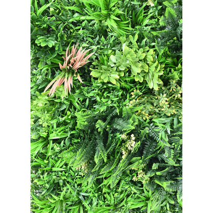 Plaque végétale artificielle O plantes UV résistant - décoration murale - 100x100cm