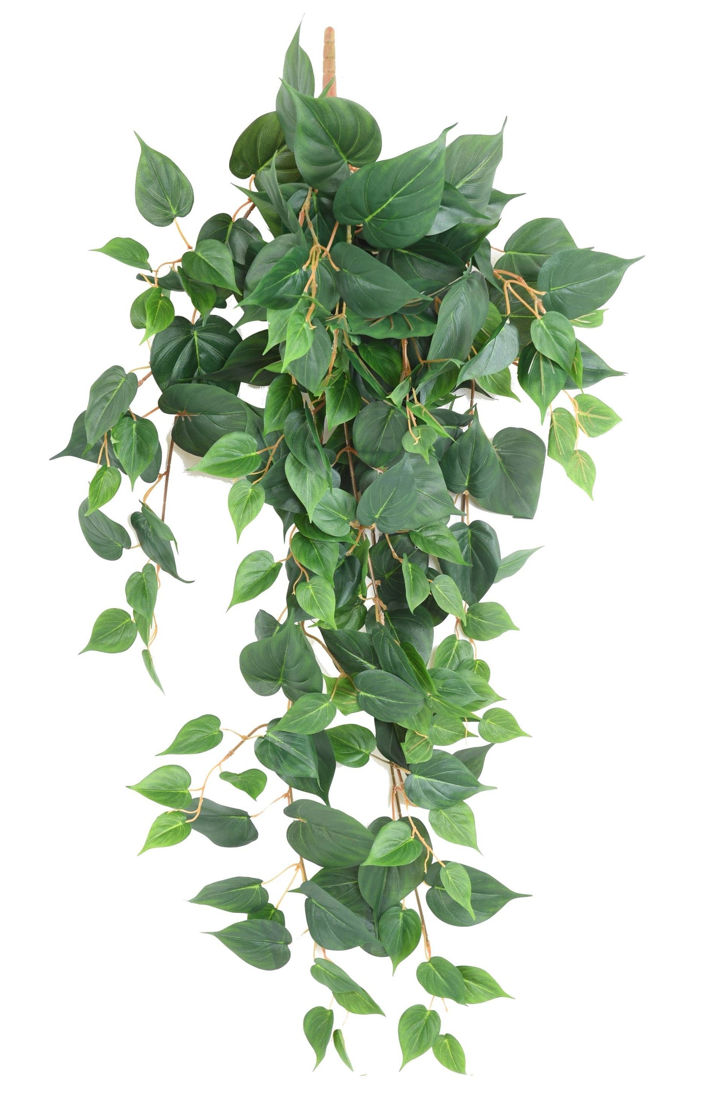 Feuillage artificiel chute de Pothos en piquet - décoration intérieur - H.90cm vert - K4